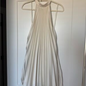 Abercrombie & Fitch Cream Backless Dress